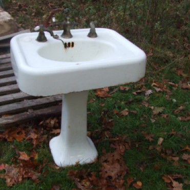 cast iron vintage sink $450
